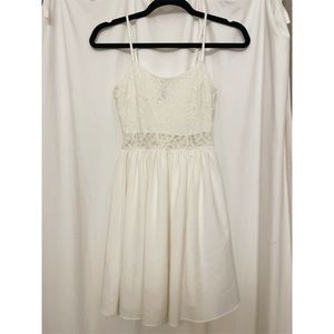 H&M lace white dress